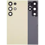 Capac Spate Sticla Samsung Galaxy S24 Ultra 5G AMPlus (No Logo) (Titanium Yellow)