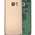 Capac Spate Sticla Samsung Galaxy S7 Edge AMPlus (No Logo) (Gold)