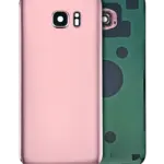 Capac Spate Sticla Samsung Galaxy S7 Edge AMPlus (No Logo) (Rose Pink)