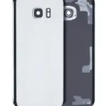 Capac Spate Sticla Samsung Galaxy S7 Edge AMPlus (No Logo) (Silver)