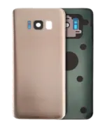 Capac Spate Sticla Samsung Galaxy S8 AMPlus (No Logo) (Maple Gold)