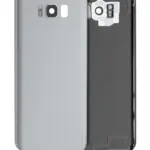 Capac Spate Sticla Samsung Galaxy S8 Plus AMPlus (No Logo) (Arctic Silver)