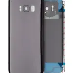 Capac Spate Sticla Samsung Galaxy S8 Plus AMPlus (No Logo) (Midnight Black)