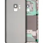 Capac Spate Sticla Samsung Galaxy S9 AMPlus (No Logo) (Silver)