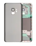 Capac Spate Sticla Samsung Galaxy S9 AMPlus (No Logo) (Silver)