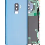 Capac Spate Sticla Samsung Galaxy S9 Plus AMPlus (No Logo) (Coral Blue)