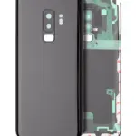 Capac Spate Sticla Samsung Galaxy S9 Plus AMPlus (No Logo) (Midnight Black)