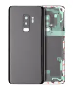 Capac Spate Sticla Samsung Galaxy S9 Plus AMPlus (No Logo) (Midnight Black)