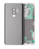Capac Spate Sticla Samsung Galaxy S9 Plus AMPlus (No Logo) (Titanium Gray)