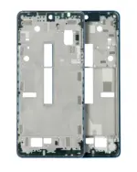 Carcasa Mijloc Motorola Edge 20 Pro (Blue Vegan Leather)