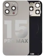 Carcasa Spate iPhone 15 Pro Max Pull A (Natural Titanium)