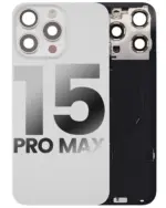 Carcasa Spate iPhone 15 Pro Max Pull A (White Titanium)