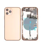 Carcasa Spate Sticla iPhone 11 Pro Pull A (Matte Gold)