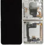 Display telefon Samsung Galaxy Z Flip 4 5G Service Pack (White) (Inner)