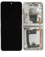 Display telefon Samsung Galaxy Z Flip 4 5G Service Pack (White) (Inner)