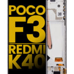 Display telefon Xiaomi Poco F3 / Redmi K40 Soft OLED OEM (White)