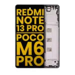 Display telefon Xiaomi Redmi Note 13 Pro 4G / Xiaomi Poco M6 Pro 4G / Xiaomi Redmi Note 14S Refurbished (Black)
