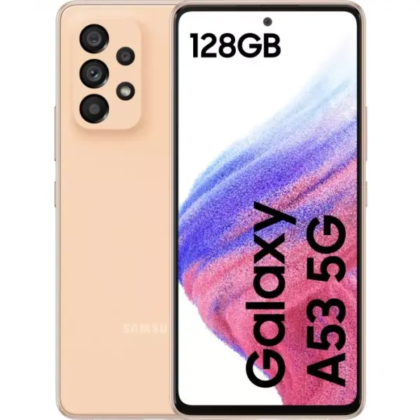 Telefon Mobil Samsung Galaxy A53 Dual SIM 6GB RAM 128GB 5G Awesome Peach RF