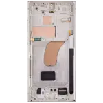 Ansamblu Display Samsung Galaxy S23 Ultra (US & International) AMPlus (Cream) - imagine 4