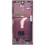 Display telefon Samsung Galaxy S22 Ultra (S908B) AMPlus (Burgundy) - imagine 4