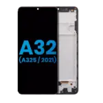 Ansamblu Display (Fara Senzor Amprenta) Samsung Galaxy A32 4G (A325 / 2021) Aftermarket In-Cell (Awesome Black)
