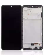 Ansamblu Display (Fara Senzor Amprenta) Samsung Galaxy A32 4G (A325 / 2021) Aftermarket In-Cell (Awesome Black) - imagine 2