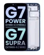 Display telefon Motorola Moto G7 Power / G7 Supra  Original (Blue)