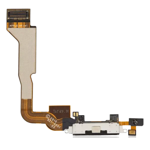 Cablu Flex Port Incarcare Cu Placa iPhone 4 (Black)