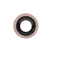 Lentila Camera Spate Cu Suport Si Rama iPhone 8 (Gold) (10 Pack) - imagine 3