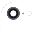 Lentila Camera Spate Cu Suport Si Rama iPhone 8 / SE (2020) / SE (2022) AMPlus (Space Gray) (10 Pack)