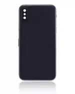Capac Spate Sticla iPhone XS AMPlus (No Logo) (Space Gray) - imagine 3