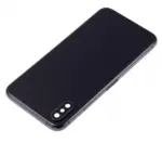 Capac Spate Sticla iPhone XS AMPlus (No Logo) (Space Gray) - imagine 5