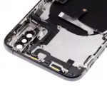 Capac Spate Sticla iPhone XS AMPlus (No Logo) (Space Gray) - imagine 9