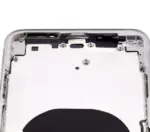 Capac Spate Sticla iPhone XS Max AMPlus (No Logo) (Silver) - imagine 11