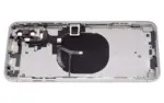 Capac Spate Sticla iPhone XS Max AMPlus (No Logo) (Silver) - imagine 12