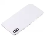 Capac Spate Sticla iPhone XS Max AMPlus (No Logo) (Silver) - imagine 4