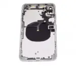 Capac Spate Sticla iPhone XS Max AMPlus (No Logo) (Silver) - imagine 6