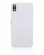 Capac Spate Sticla iPhone XS Max AMPlus (No Logo) (Silver) - imagine 7