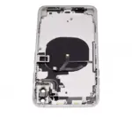 Capac Spate Sticla iPhone XS Max AMPlus (No Logo) (Silver) - imagine 8
