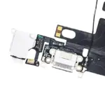 Cablu Flex Port Incarcare Cu Placa iPhone 6 Premium (Silver) - imagine 2