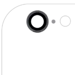 Lentila Camera Spate iPhone 6  / 6S (Space Gray) (10 Pack) Premium