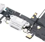 Cablu Flex Port Incarcare Cu Placa iPhone 6S Premium (Silver) - imagine 3