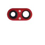 Lentila Camera Spate Cu Suport Si Rama iPhone 8 Plus (Red) (10 Pack) Premium - imagine 3