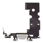 Cablu Flex Port Incarcare Cu Placa iPhone 8 Premium (Silver)