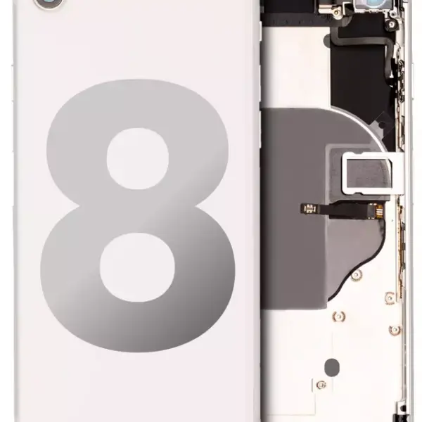 Carcasa Spate Telefon iPhone 8 Pull B (Silver)