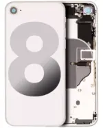 Carcasa Spate Telefon iPhone 8 Pull C (Silver)