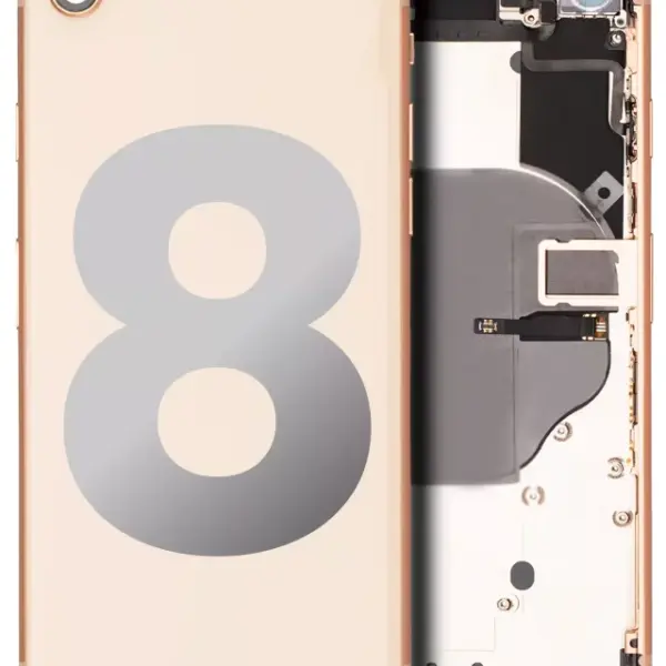 Carcasa Spate Telefon iPhone 8 Pull C (Gold)