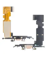 Cablu Flex Port Incarcare Cu Placa iPhone 8 Plus Premium (Gold) - imagine 2