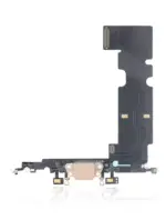 Cablu Flex Port Incarcare Cu Placa iPhone 8 Plus Premium (Gold) - imagine 3