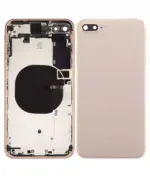 Capac Spate Sticla iPhone 8 Plus AMPlus (No Logo) (Gold) - imagine 2